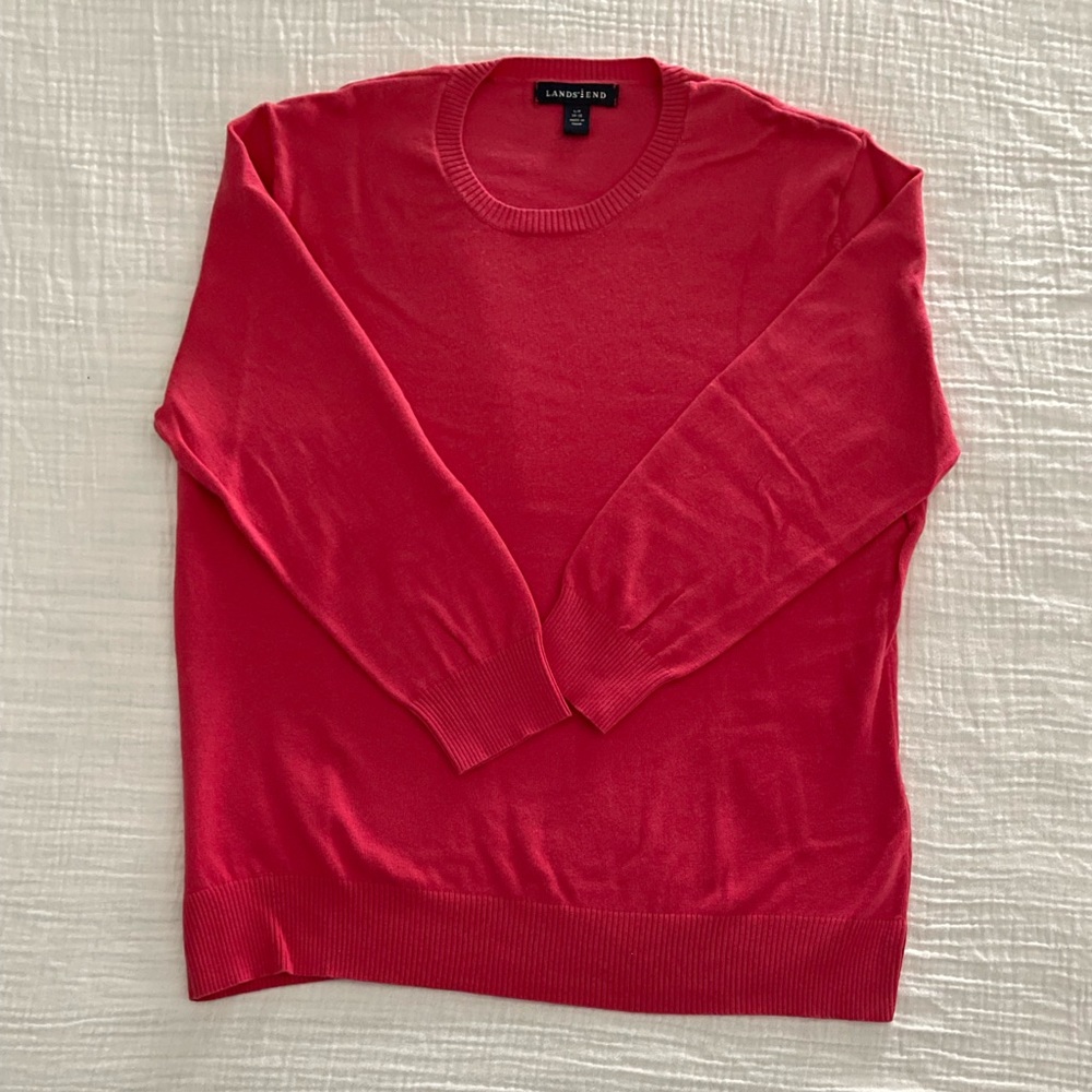 Cashmere blend 3/4 sleeve sweater